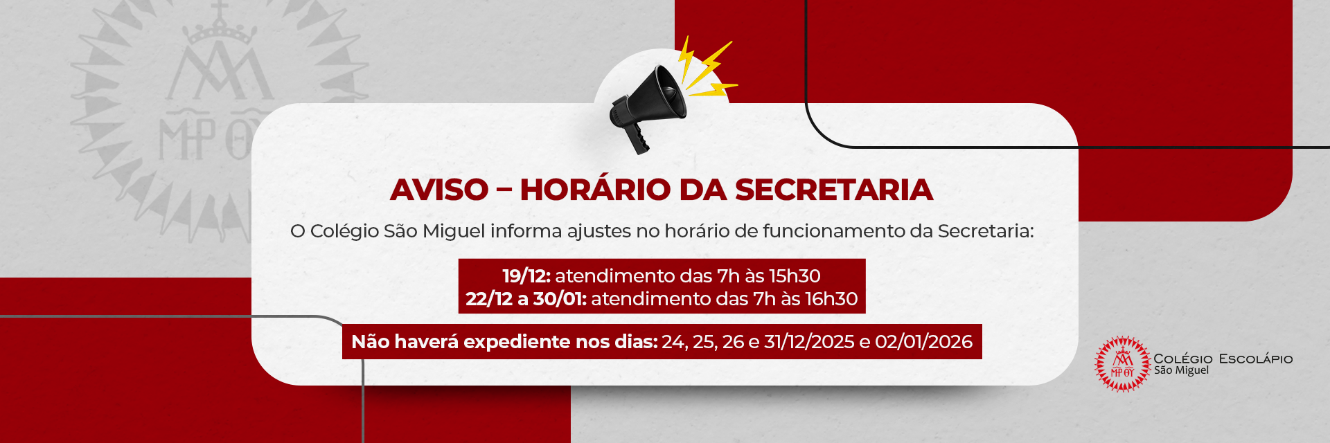 Aviso Secretaria